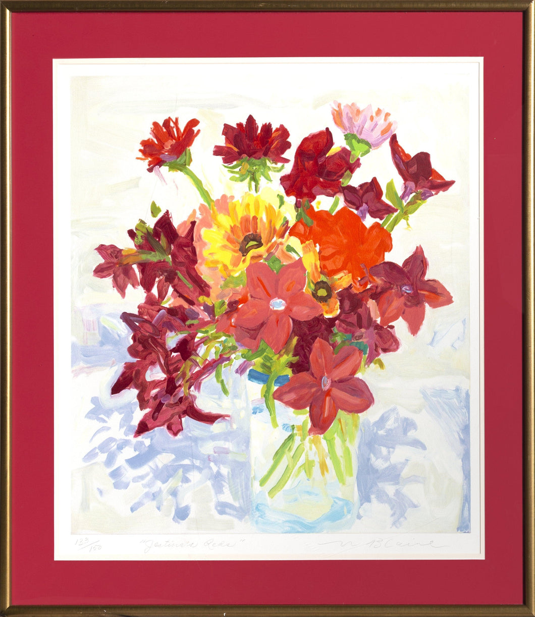 Jestina's Reds Lithograph | Nell Blaine,{{product.type}}
