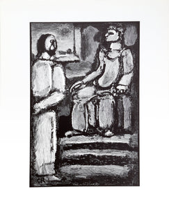 Jesus Before Pilate Lithograph | Georges Rouault,{{product.type}}
