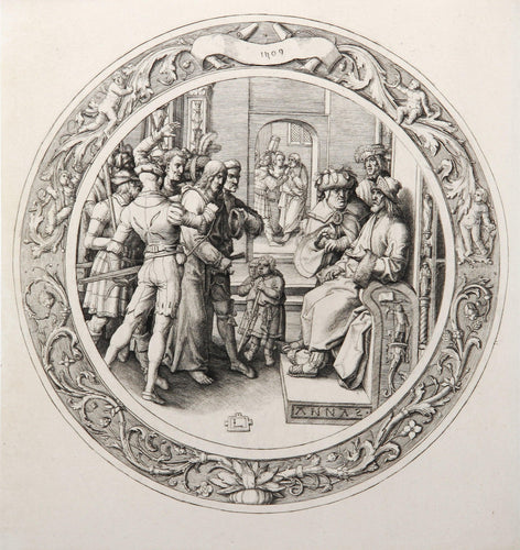 Jesus Christ devant le Grand-pretre Anne Etching | Lucas van Leyden,{{product.type}}