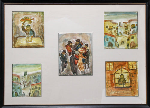 Jewish Life Gouache | Simon Karczmar,{{product.type}}