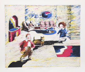 Jiggs and Annie Lithograph | Cliff Ara Condak,{{product.type}}