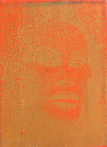 Jocelyn Wildenstein (Orange/Gold) Acrylic | Peter Mayer,{{product.type}}