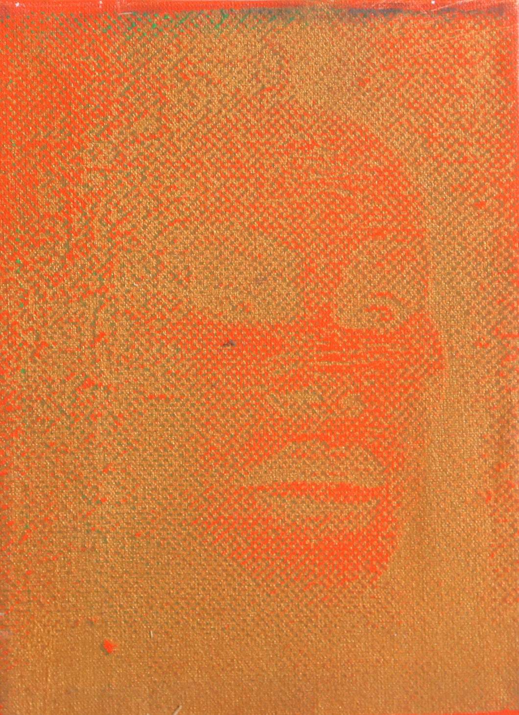 Jocelyn Wildenstein (Orange/Gold) Acrylic | Peter Mayer,{{product.type}}