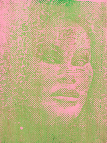 Jocelyn Wildenstein (Pink/Green) Acrylic | Peter Mayer,{{product.type}}