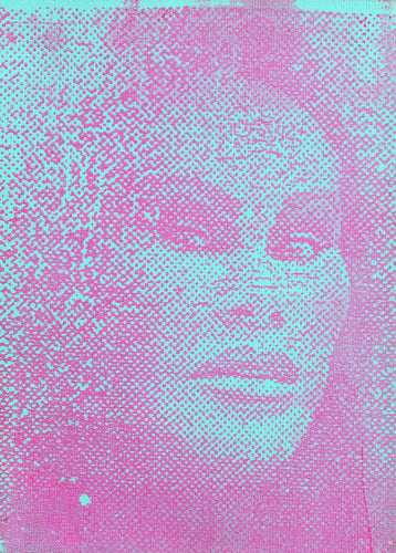 Jocelyn Wildenstein (Purple/Blue) Acrylic | Peter Mayer,{{product.type}}