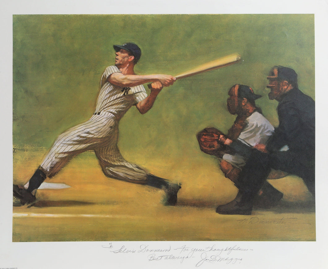 Joe DiMaggio from the Sports Illustrated portfolio Lithograph | Harvey Dinnerstein,{{product.type}}