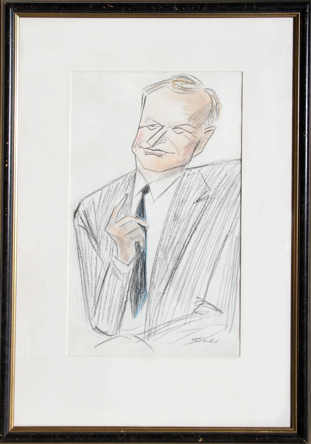 John D. Rockefeller Pastel | Julius Kroll,{{product.type}}
