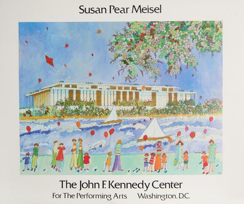John F. Kennedy Center for the Performing Arts Poster | Susan Pear Meisel,{{product.type}}
