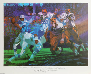 Johnny Unitas from Sports Illustrated Living Legends Portfolio Lithograph | Robert Peak,{{product.type}}
