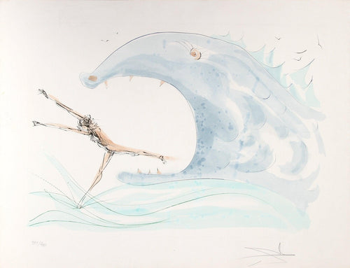Jonah and the Whale Etching | Salvador Dalí,{{product.type}}