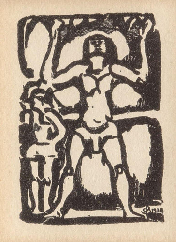 Jongleur Woodcut | Georges Rouault,{{product.type}}