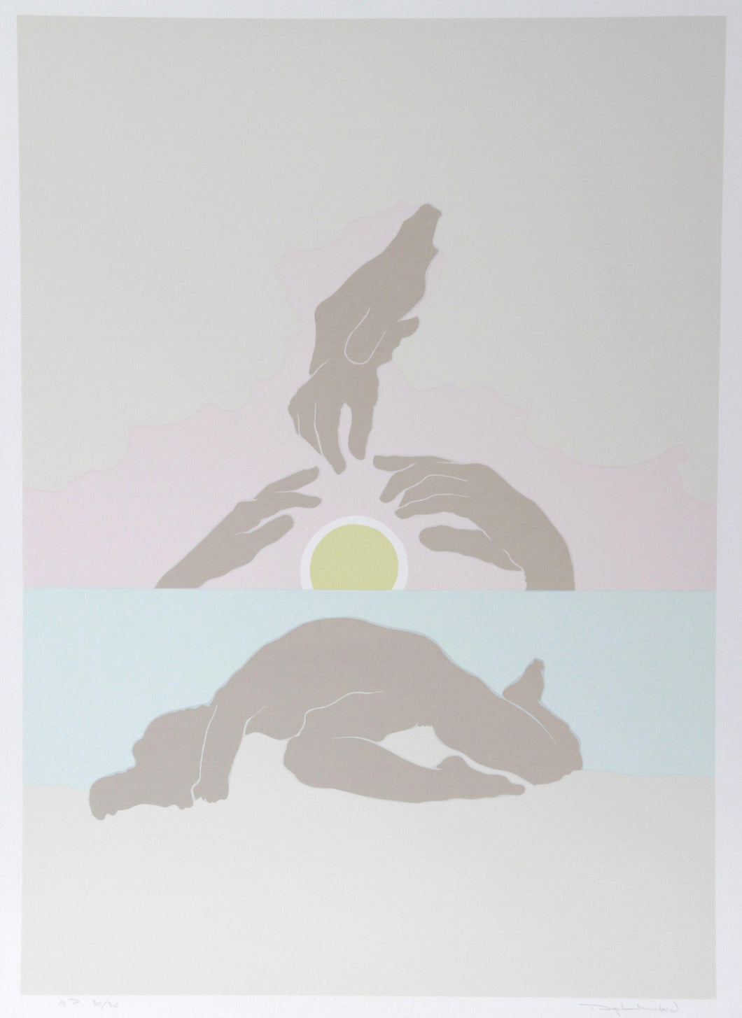 July Sunrise Screenprint | Daphne Mumford,{{product.type}}