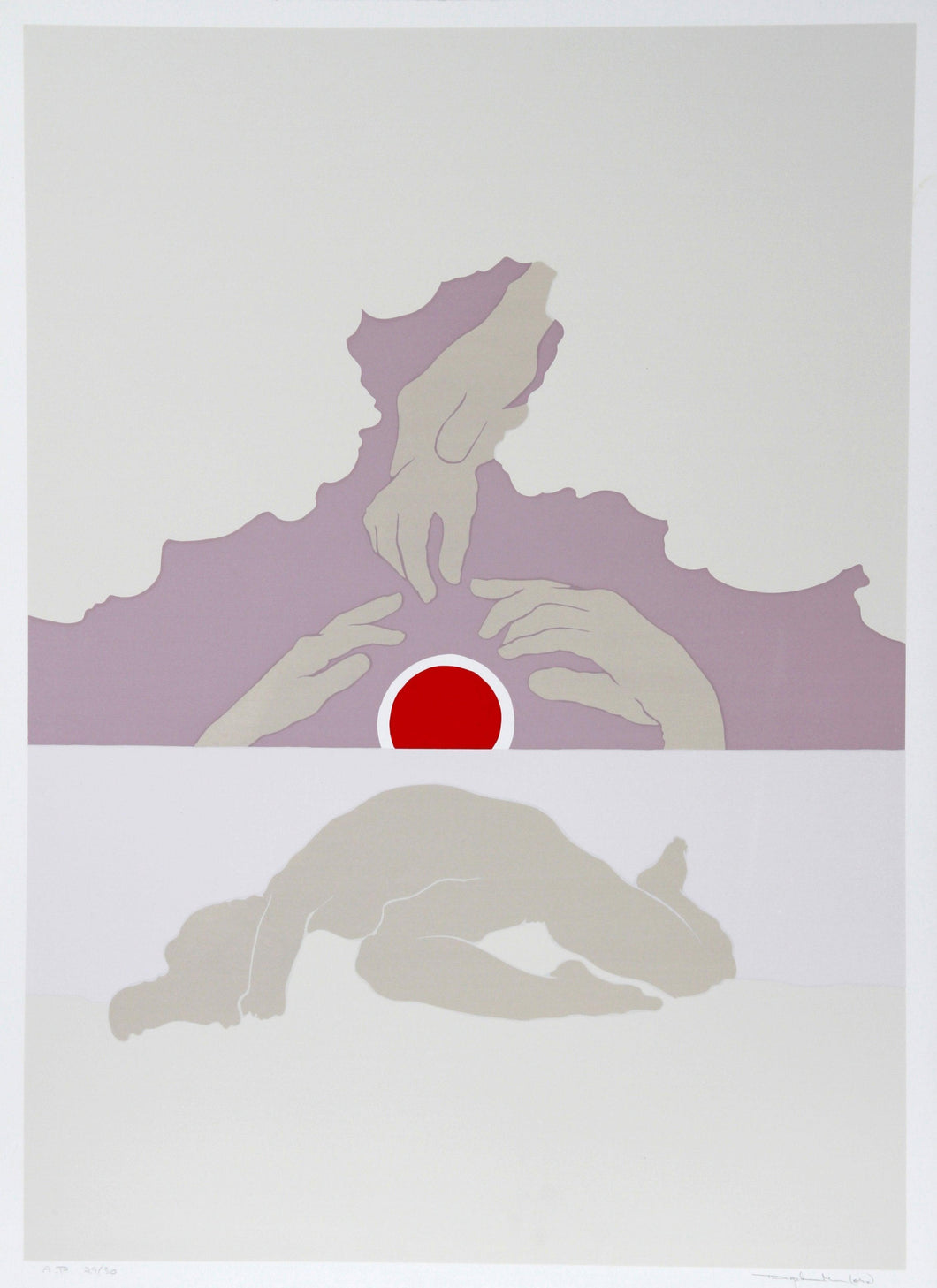 July Sunset Screenprint | Daphne Mumford,{{product.type}}