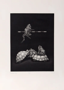 Jumping Frog Etching | Kazuhisa Honda,{{product.type}}