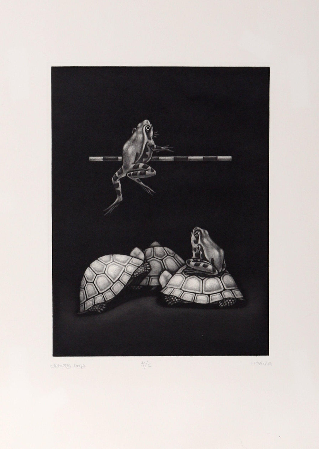 Jumping Frog Etching | Kazuhisa Honda,{{product.type}}