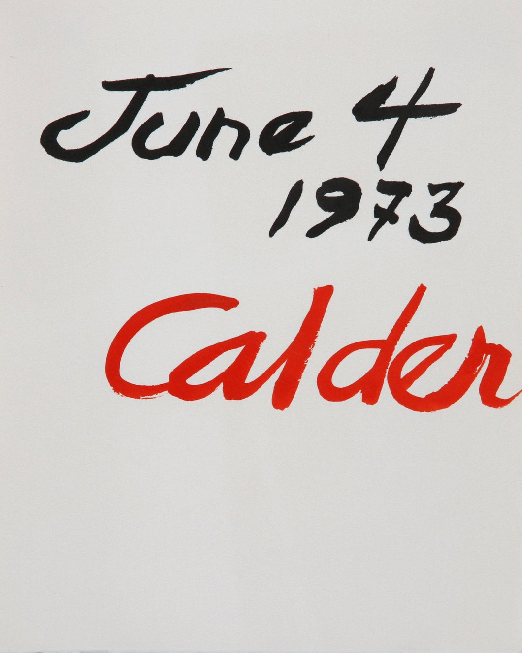 June 4th Lithograph | Alexander Calder,{{product.type}}