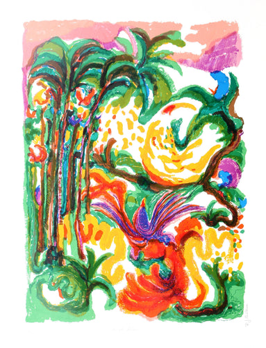 Jungle Birds Lithograph | Ronald Julius Christensen,{{product.type}}