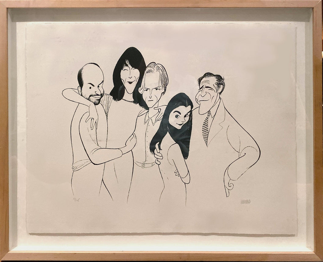 Just Shoot Me Cast Lithograph | Al Hirschfeld,{{product.type}}