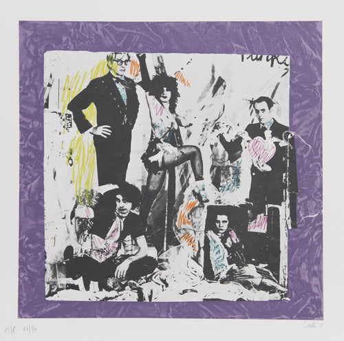Justine and the Victorian Punks (Warhol) Lithograph | Colette (aka Colette Justine),{{product.type}}