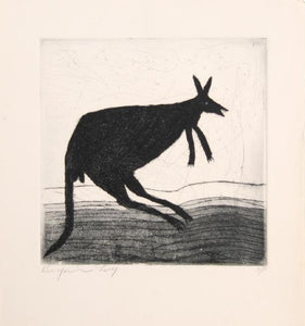 Kangaroo Etching | Benjamin Levy,{{product.type}}