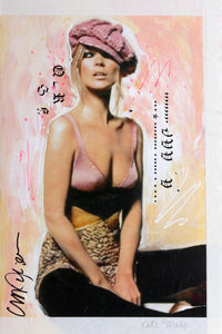 Kate Moss Mixed Media | Sid Maurer,{{product.type}}