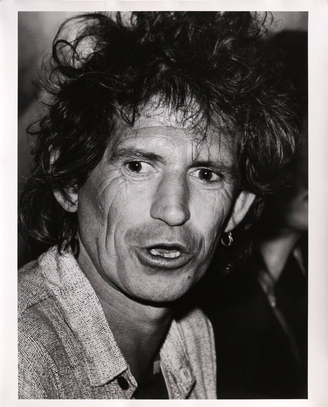 Keith Richards at the Chelsea Hotel Black and White | Rita Barros,{{product.type}}
