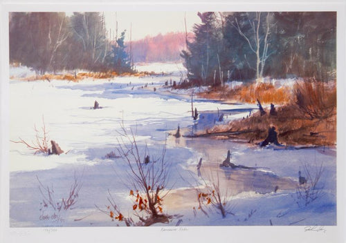 Kenissis Lake Lithograph | John Joy,{{product.type}}