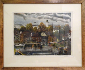 Kennebunkport Harbor (Smith L 20b) Lithograph | Emil Ganso,{{product.type}}