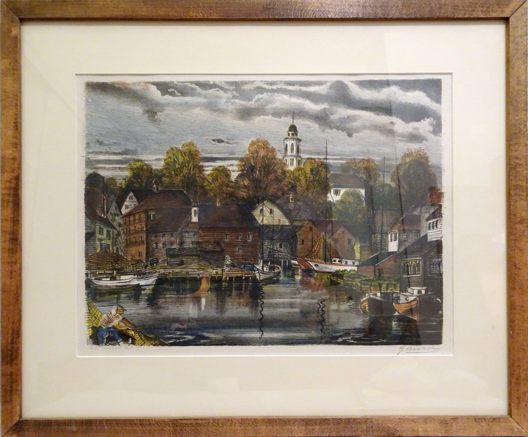 Kennebunkport Harbor (Smith L 20b) Lithograph | Emil Ganso,{{product.type}}