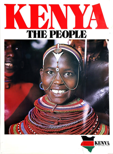 Kenya - The People Poster | Travel Poster,{{product.type}}
