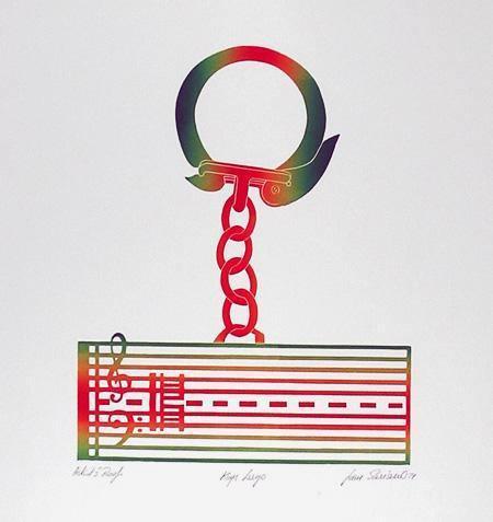 Keys Largo Etching | Jean Sariano,{{product.type}}