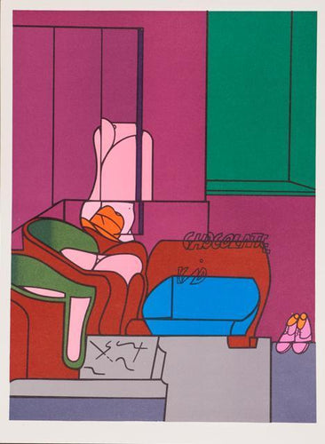 Kid Chocolate from Derriere Le Miroir Lithograph | Valerio Adami,{{product.type}}