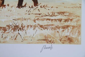 Kilimanjaro Elephants Lithograph | Joseph Vance,{{product.type}}