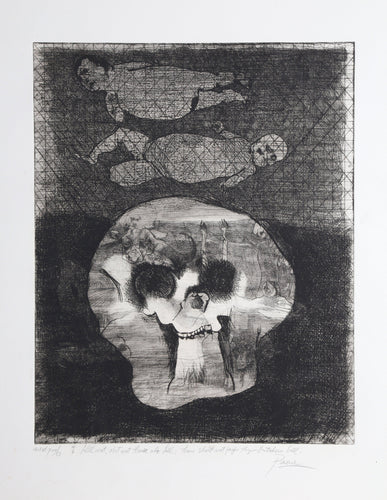 Kill Not, ABet Not Those Who Fail; Thou Shalt Not Pay Thy Butcher's Bill Etching | Peter Paone,{{product.type}}