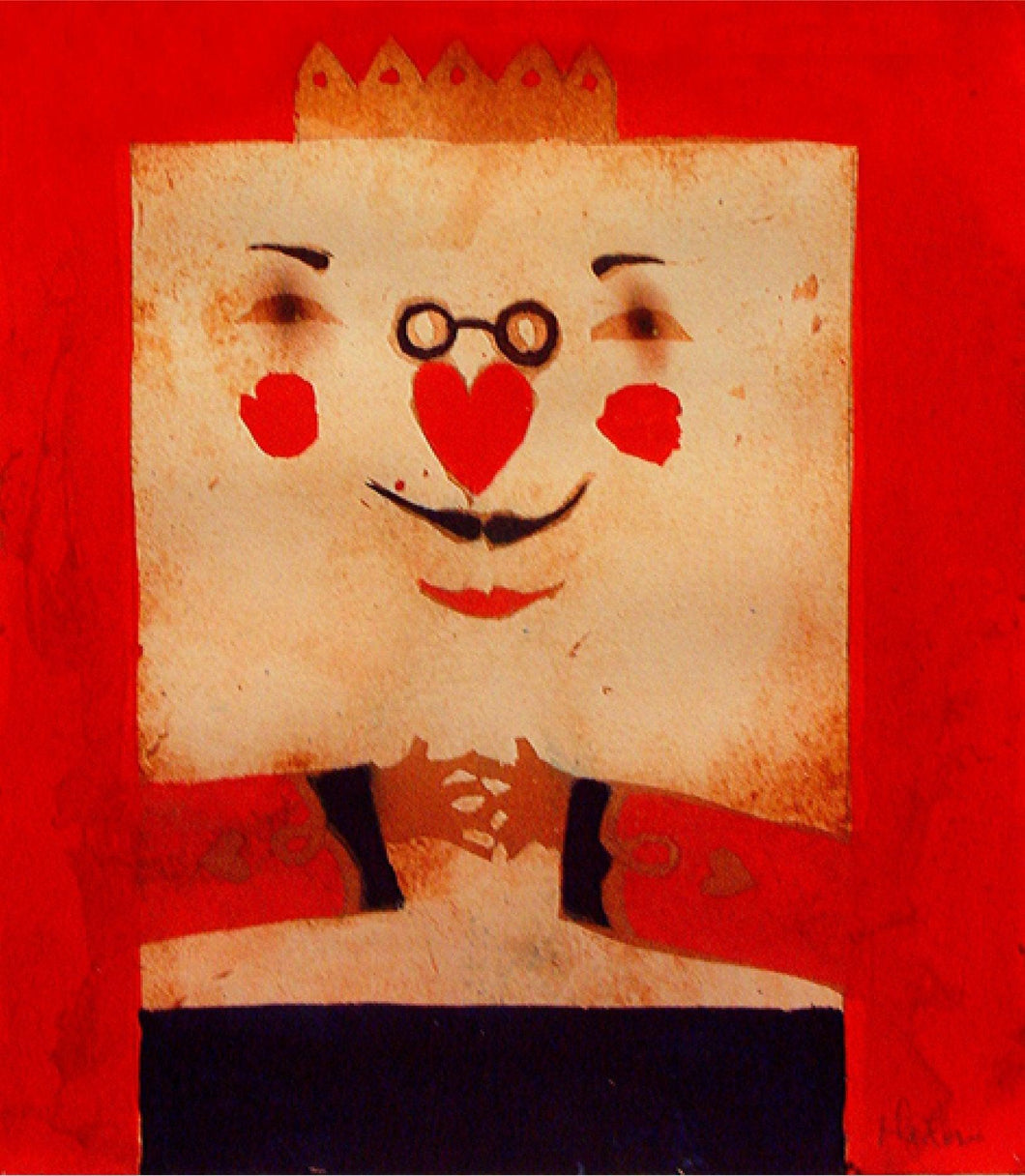 King of Hearts Gouache | Deloss McGraw,{{product.type}}