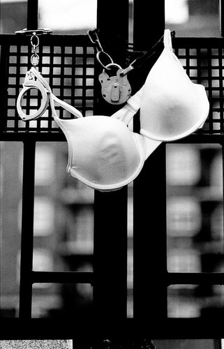 Kinky Bra Black and White | Marjan Zahed-Kindersley,{{product.type}}