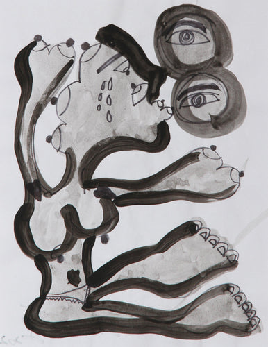 Kissing Eyes (202) Watercolor | Kyu Sun Ariola,{{product.type}}