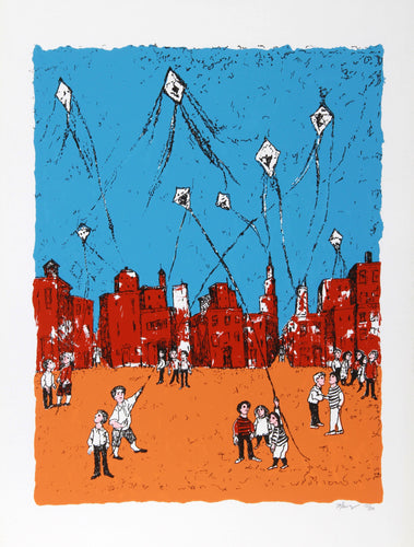 Kites Screenprint | Frank Kleinholz,{{product.type}}