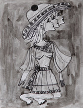 Kneeling Woman (100) Watercolor | Kyu Sun Ariola,{{product.type}}