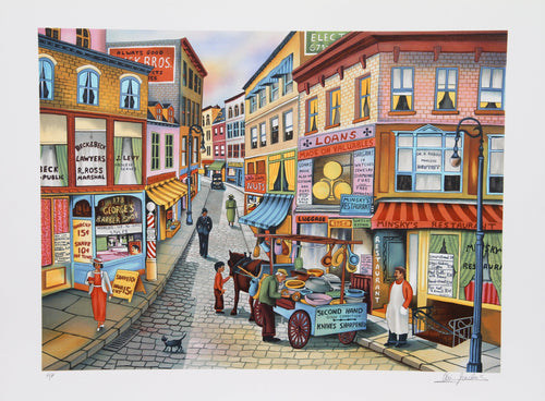 Knife Sharpener Lithograph | Ari Gradus,{{product.type}}