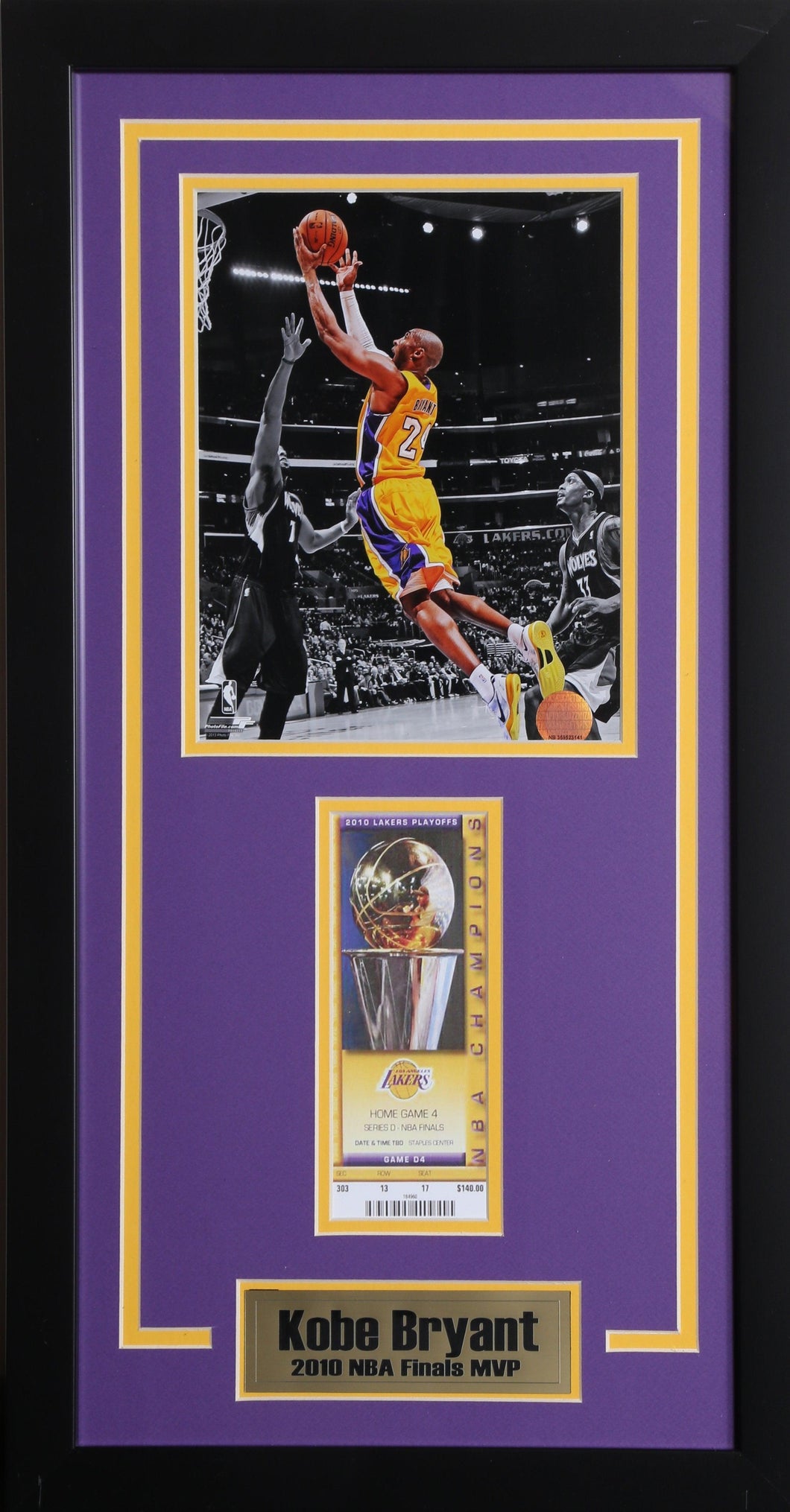 Kobe Bryant - NBA Finals MVP (Dunk) Poster | Unknown Artist,{{product.type}}