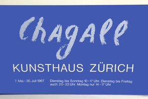 Kunsthaus Zurich Exhibition Poster | Marc Chagall,{{product.type}}