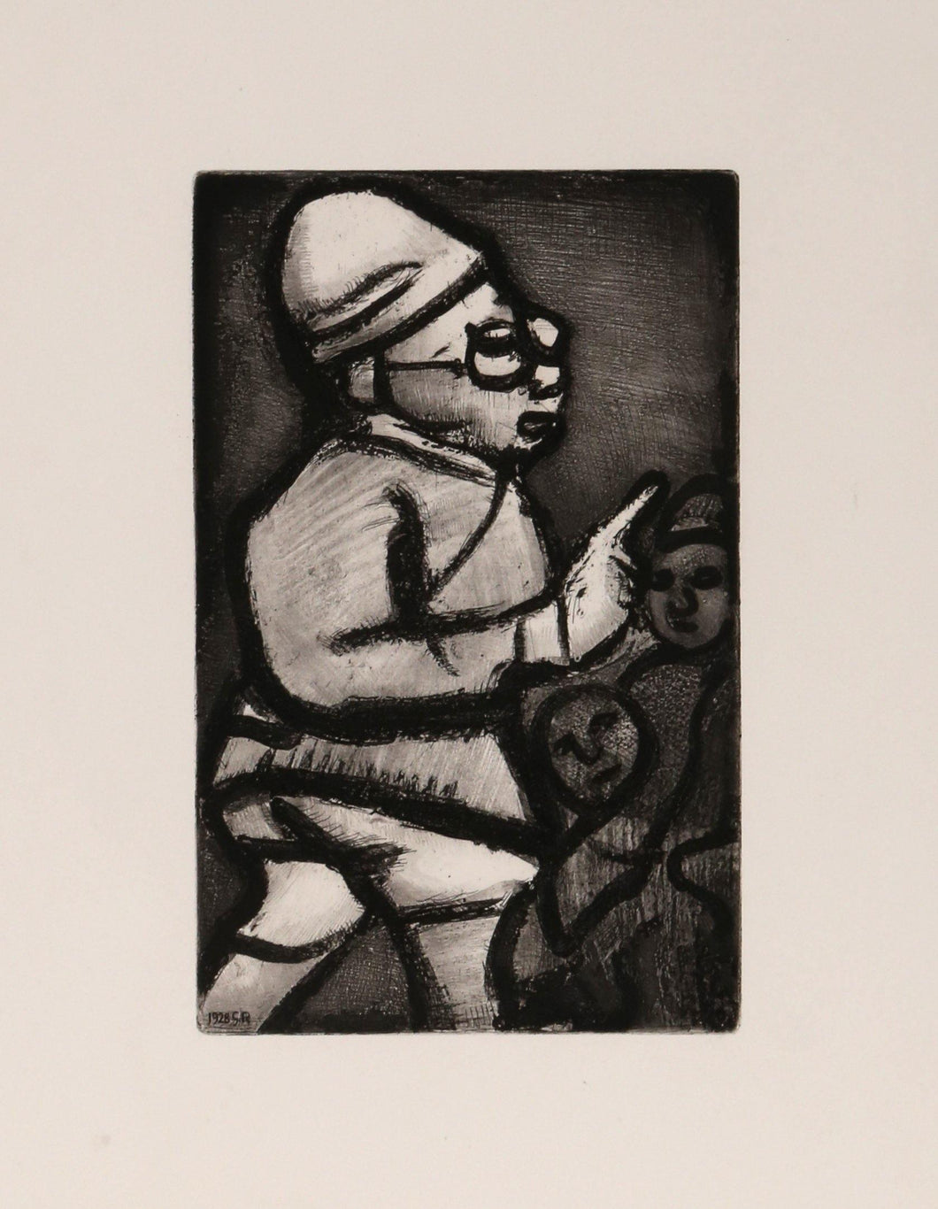 L'Administrateur Colonial from Le Reincarnations du Pere Ubu Etching | Georges Rouault,{{product.type}}