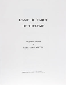 L'Ame du Tarot de Theleme Etching | Roberto Matta,{{product.type}}