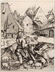 L'Enfant Prodigue Etching | Albrecht Dürer,{{product.type}}
