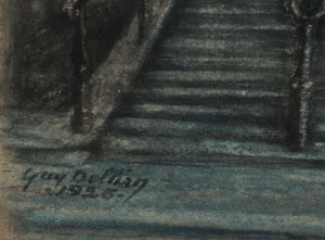 L'Escalier Watercolor | Guy Dollian,{{product.type}}