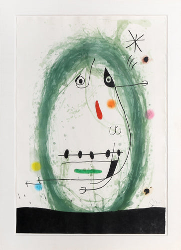 L'Exile Vert Etching | Joan Miro,{{product.type}}