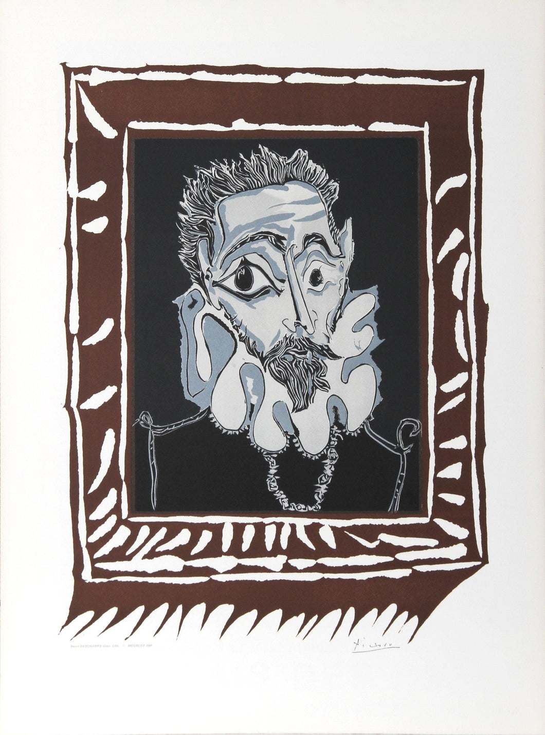 L'Homme a la Fraise Lithograph | Pablo Picasso,{{product.type}}