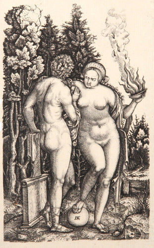 L'homme et la femme aux boules Etching | Marcantonio Raimondi,{{product.type}}