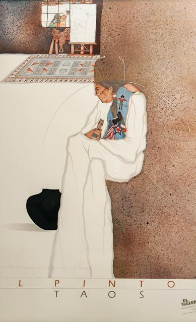 L Pinto Taos - Taller Gallery Exhibition Poster | Amado Maurilio Pena, Jr.,{{product.type}}